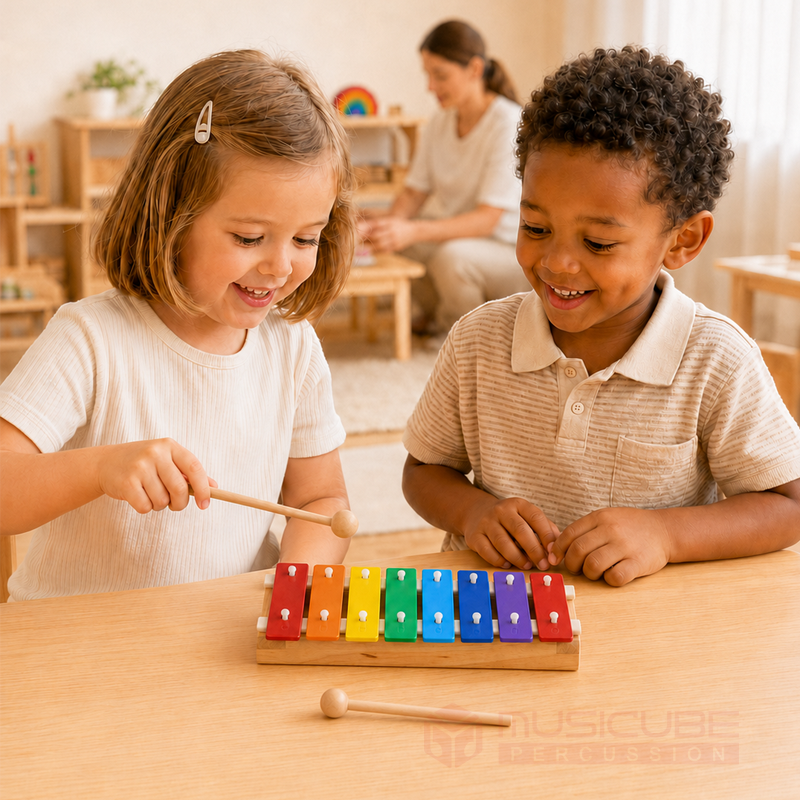 8-Note Wooden Xylophone for Kids — gallery image