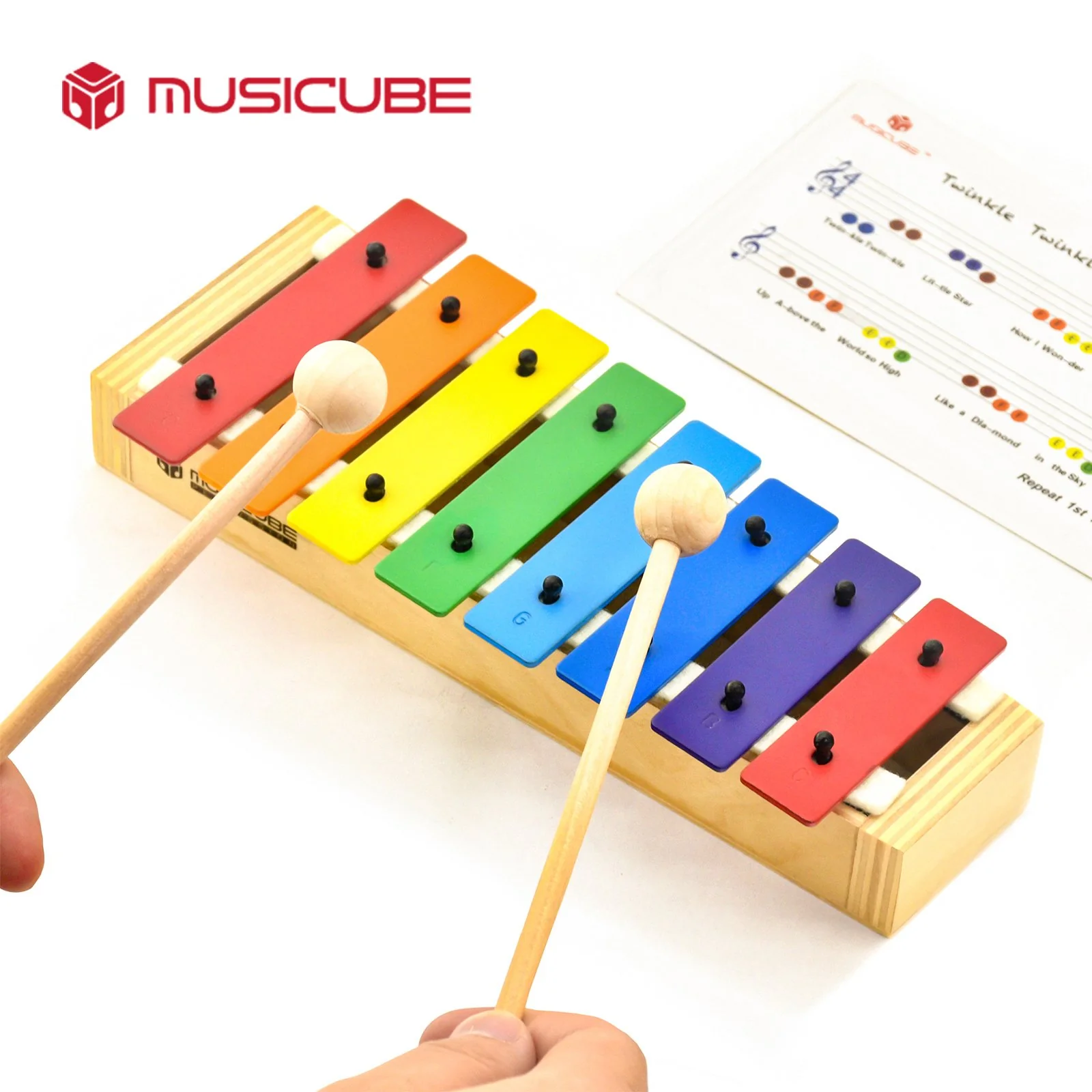 8 Tones Colored Glockenspiel – Basswood Body — gallery image