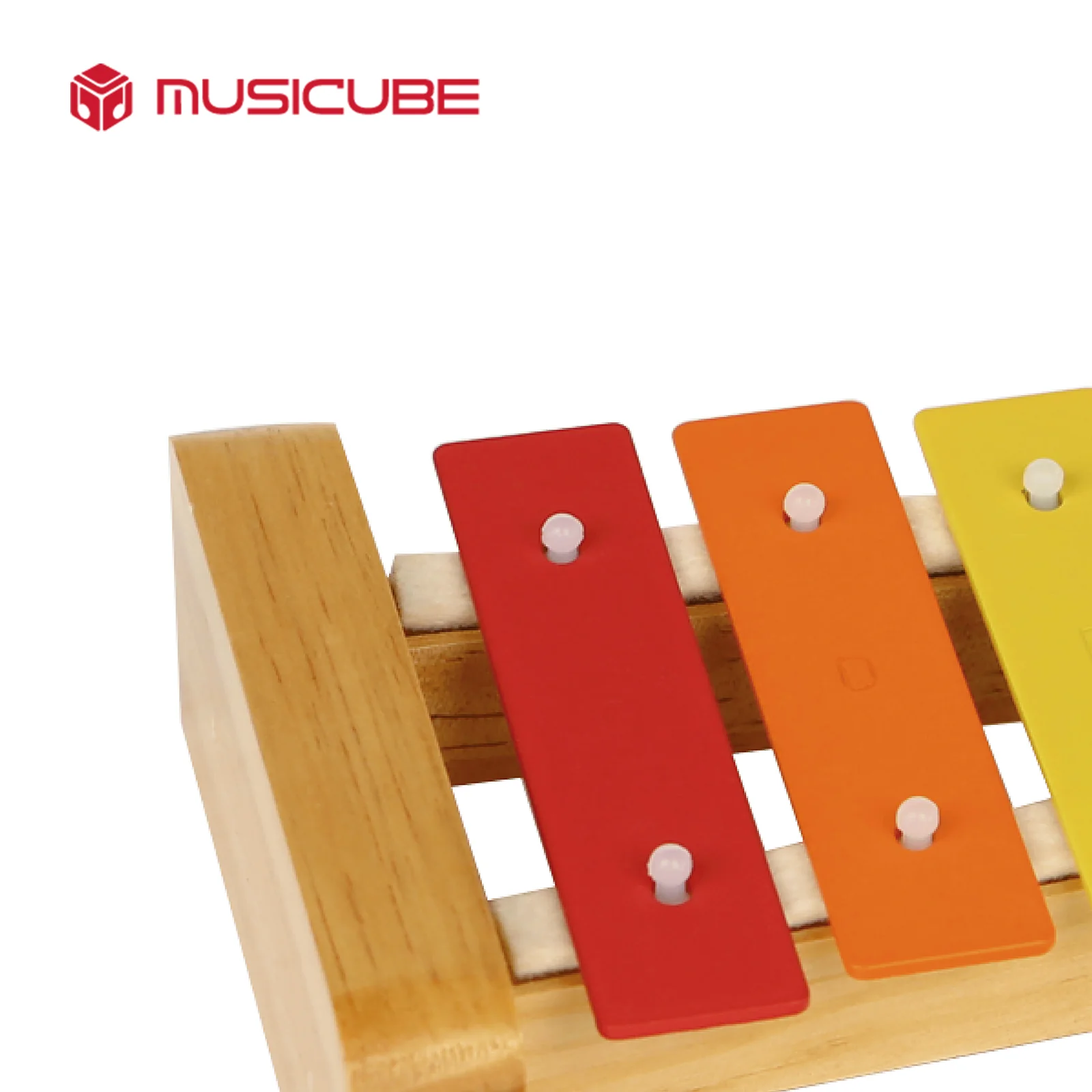 8 Tones Colored Glockenspiel – Pinewood Resonator Body — gallery image