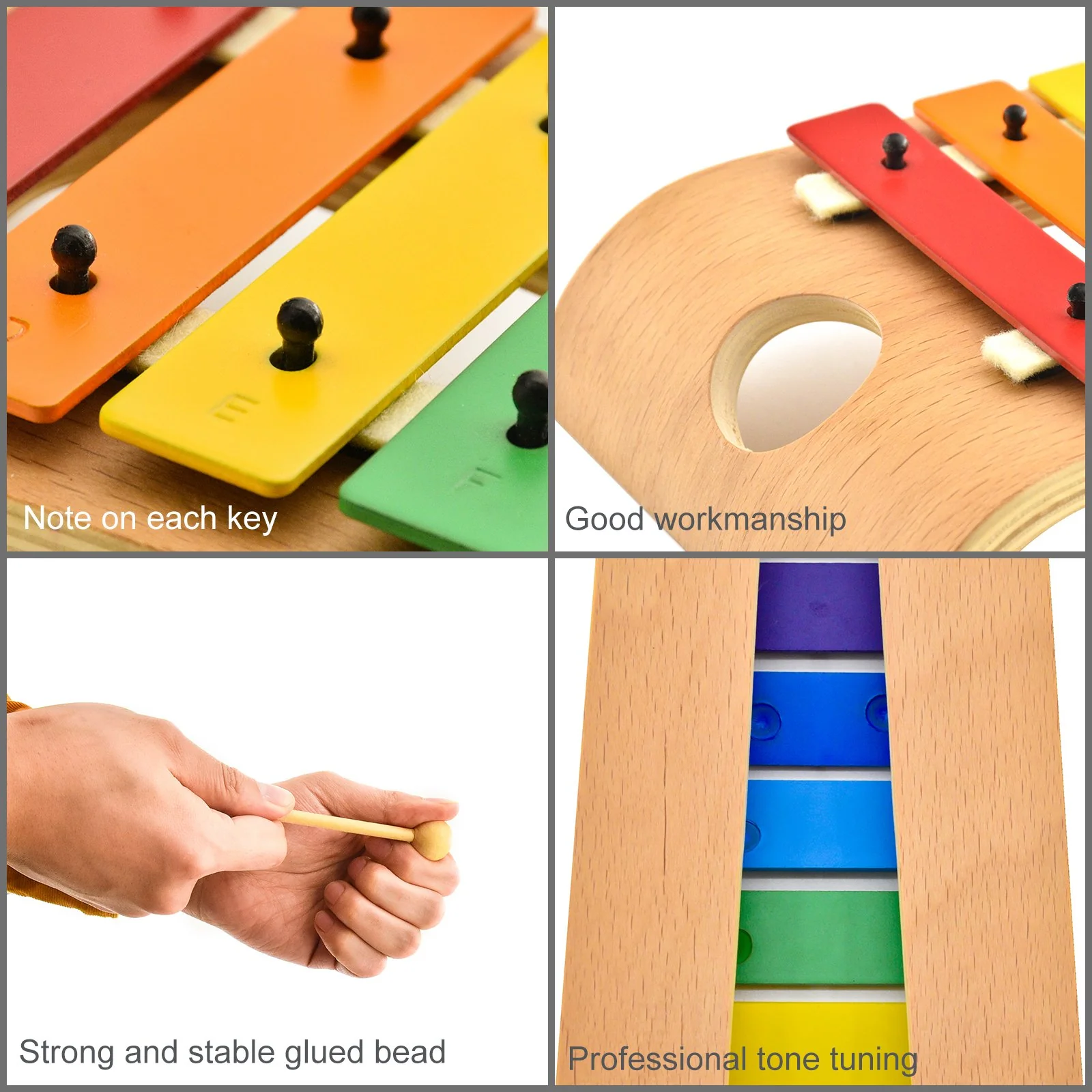 8 Tones Colored Glockenspiel – Beechwood Arch — gallery image