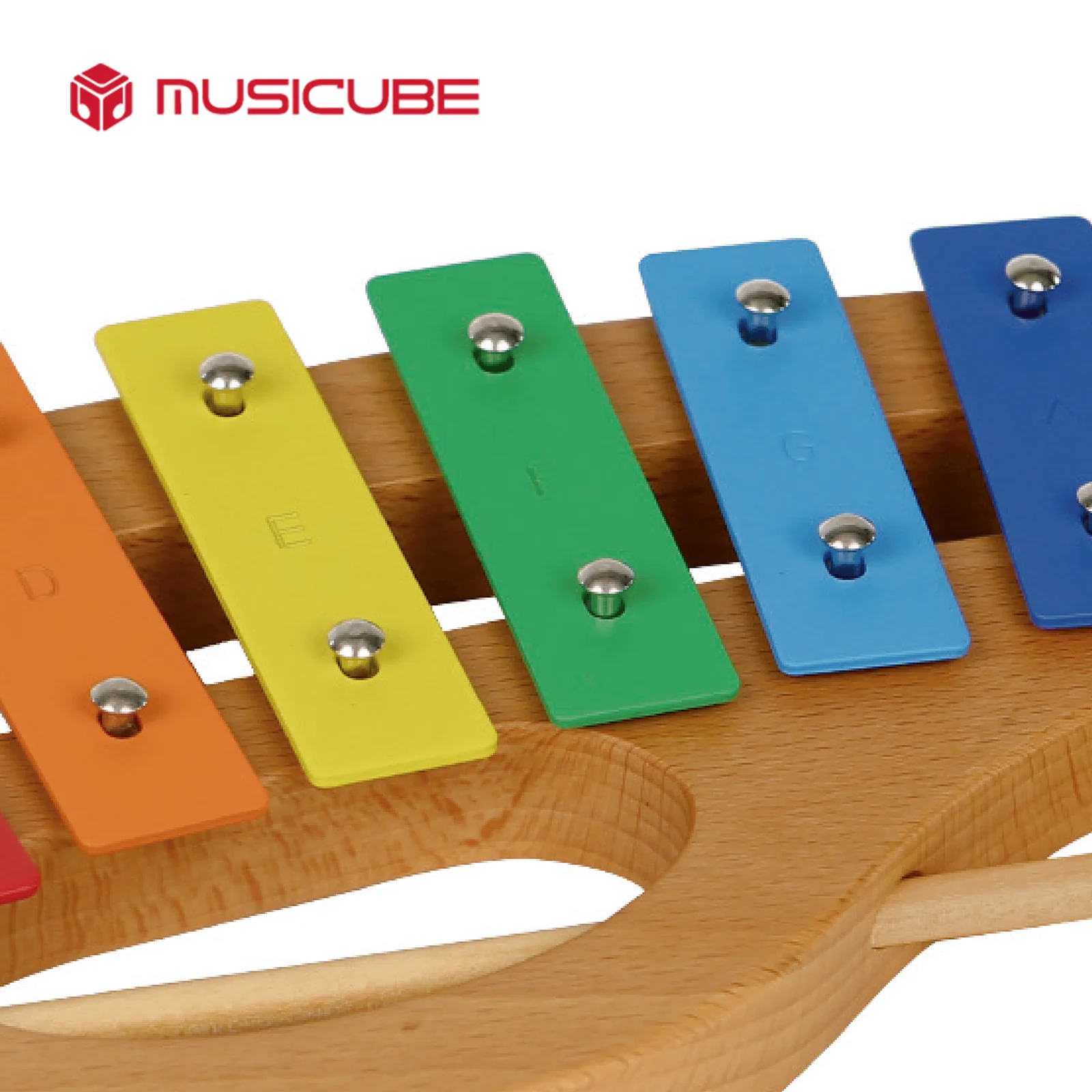 8 Tones Colored Glockenspiel – Beechwood Resonator Body — gallery image