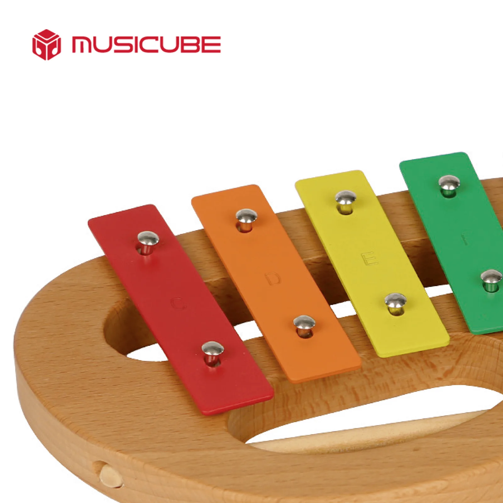 8 Tones Colored Glockenspiel – Beechwood Resonator Body — gallery image