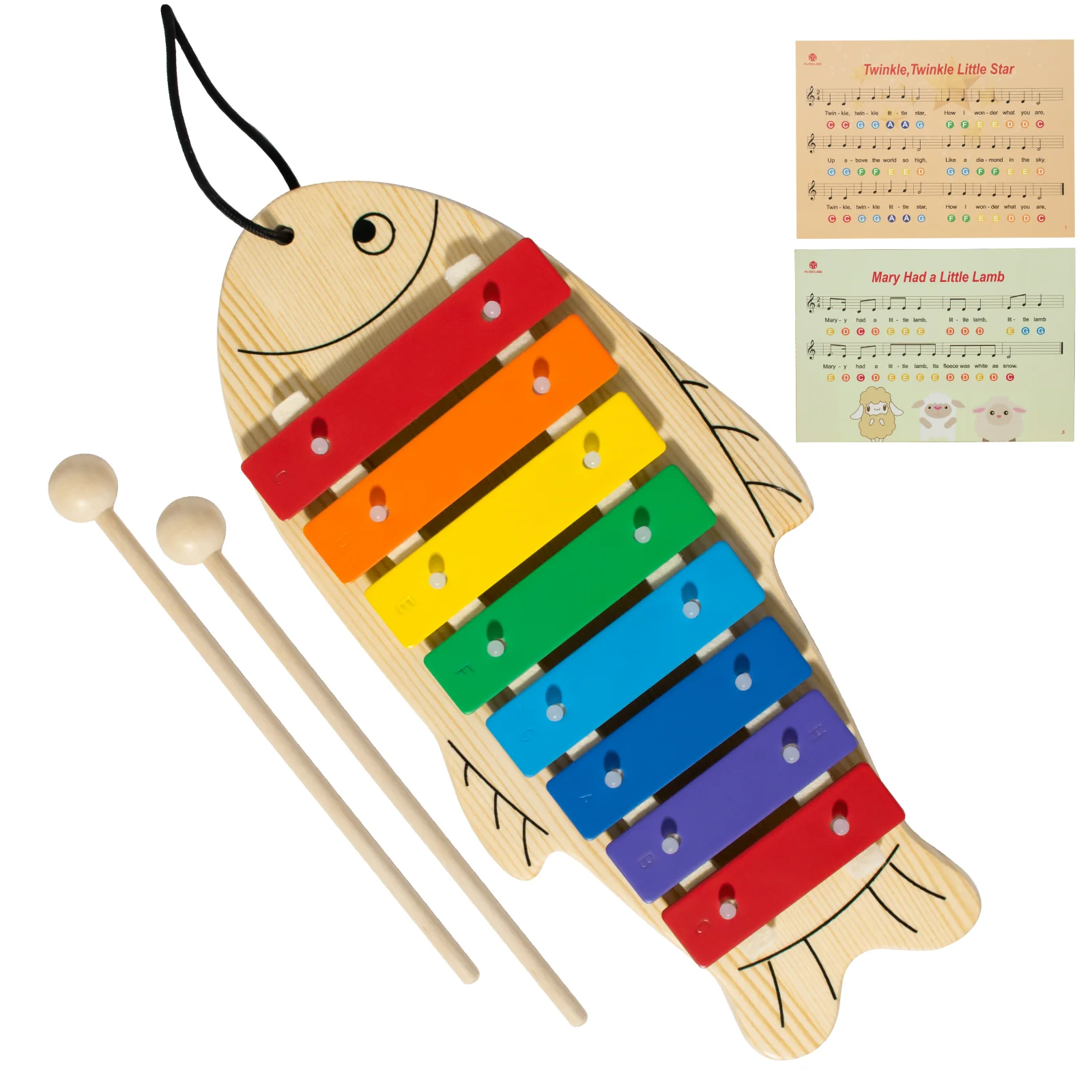 Fish Glockenspiel – Solid Pinewood — gallery image