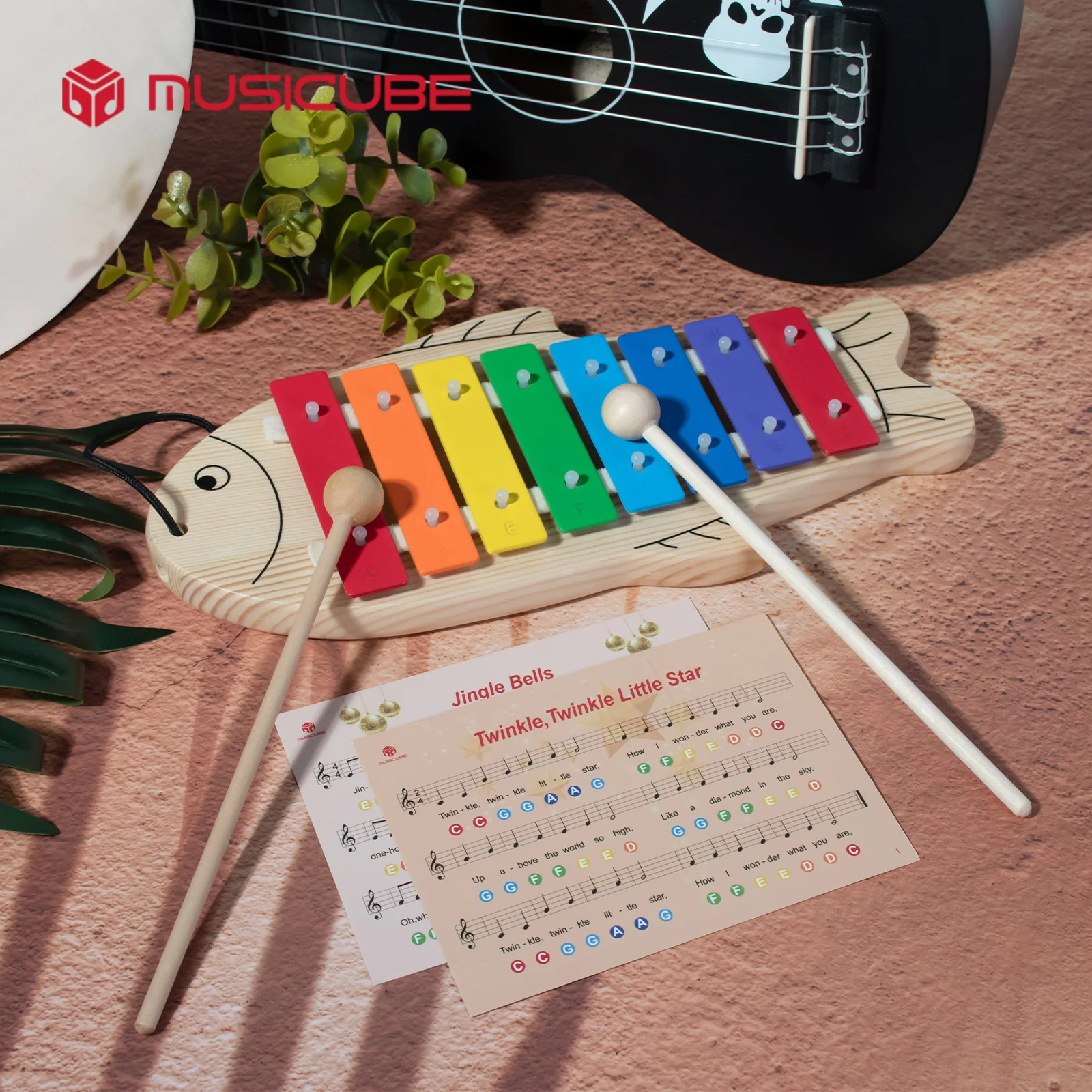 Fish Glockenspiel – Solid Pinewood — gallery image