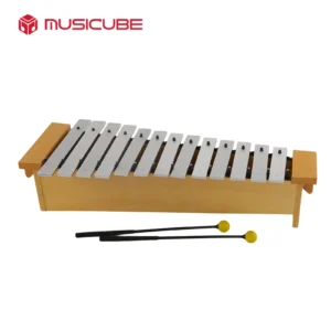 Soprano Metallophone 051301 - laser-etched note names G A B C D E F on special aluminum bars