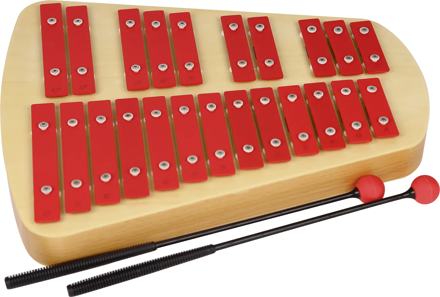 Chromatic Alto Glockenspiel – 23 Red Bars — gallery image