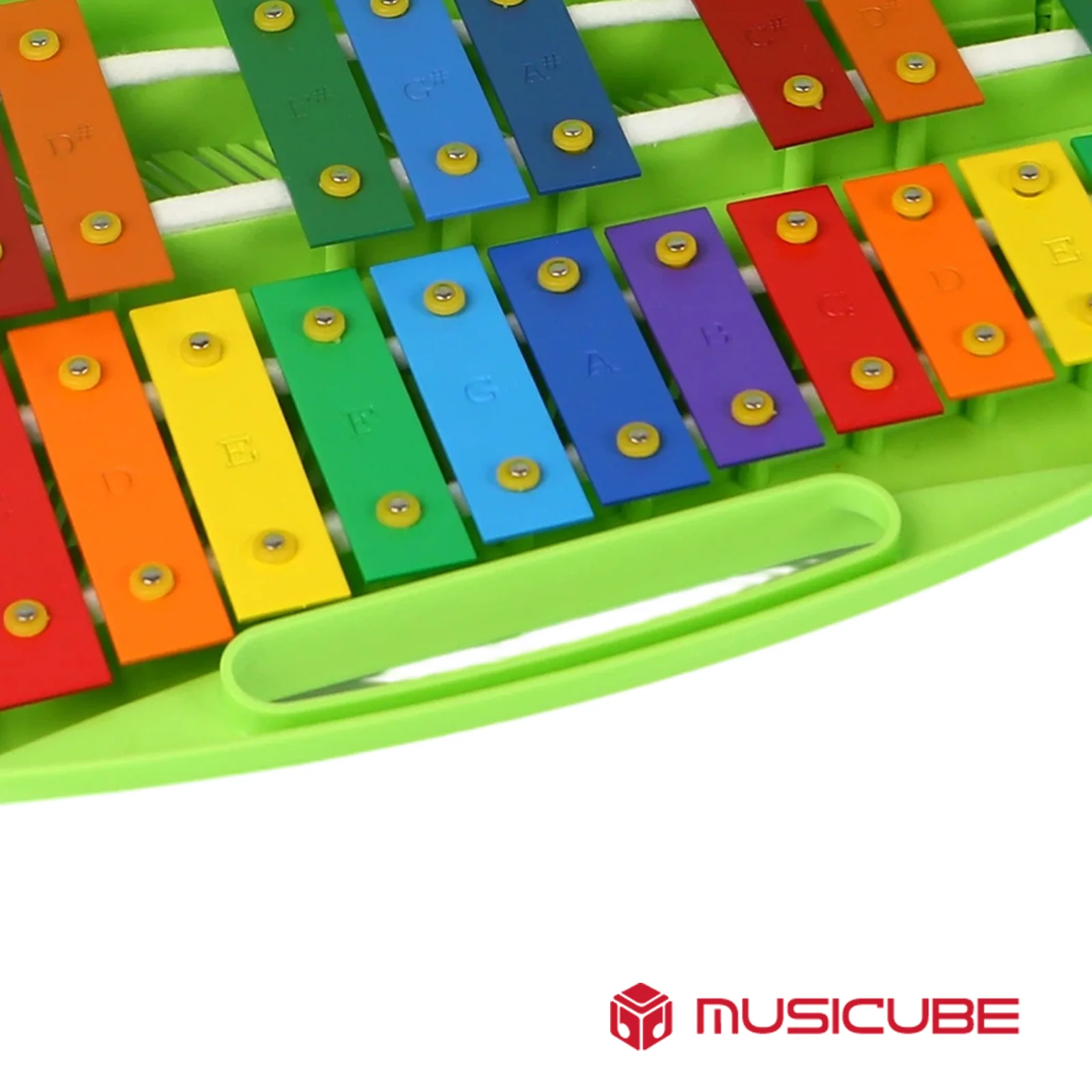Chromatic Glockenspiel – 25 Colored Bars in Case — gallery image