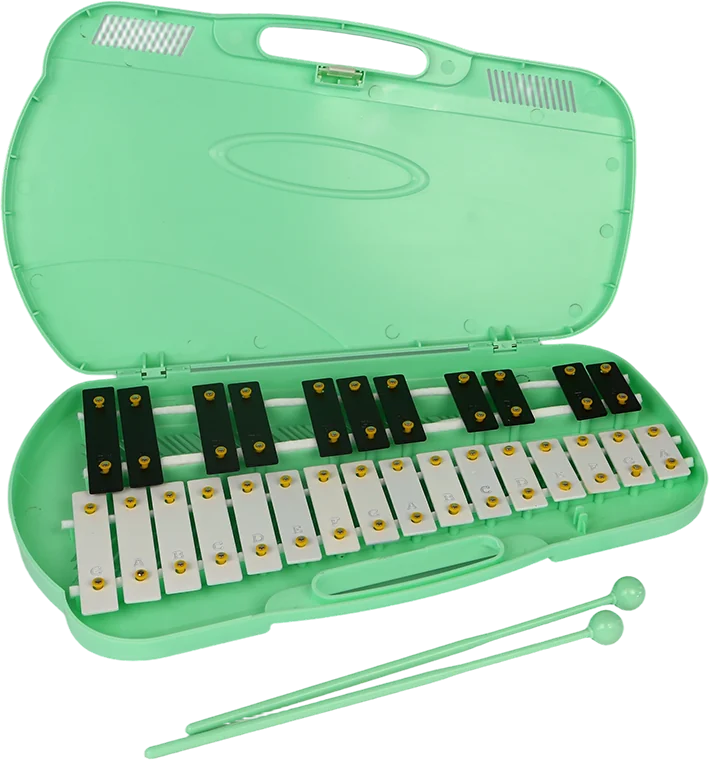 Chromatic Glockenspiel – 27 Black & White Bars in Case — gallery image
