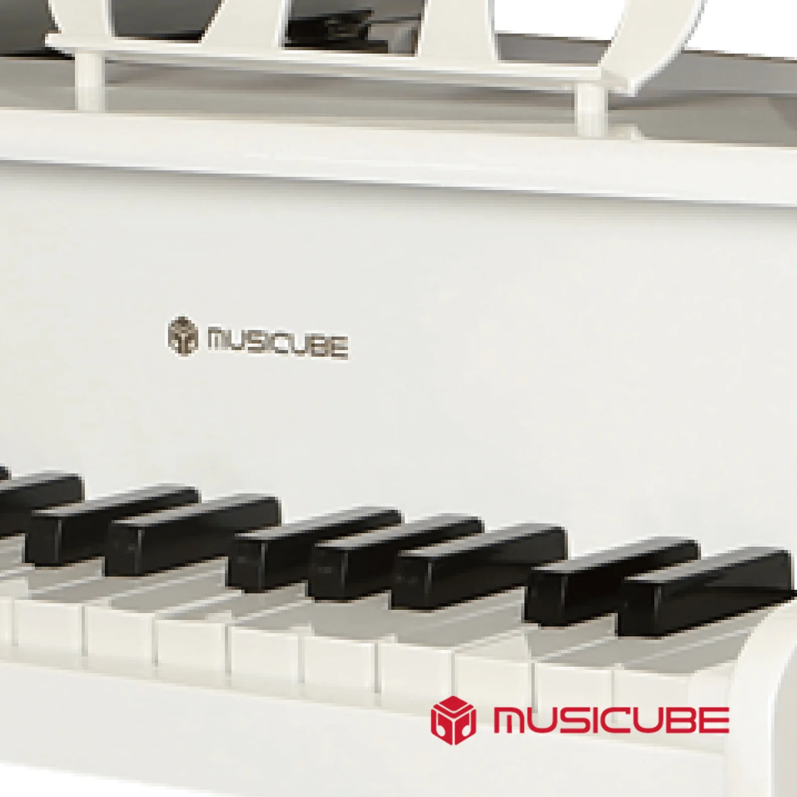 30 Keys Kids Grand Piano – White, C3-F5 with Stool (093003) — gallery image