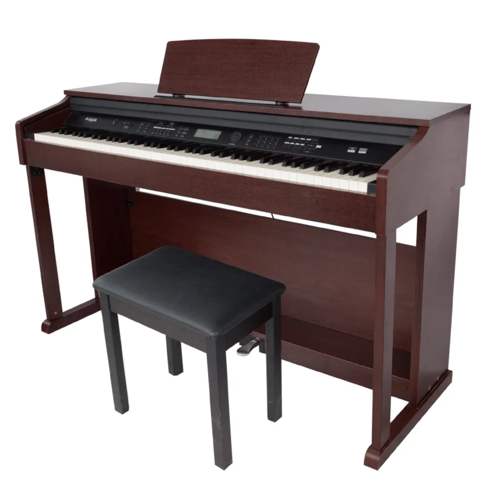 88 Keys Digital Piano – Hammer Action, 128 Polyphony, Dark Rosewood (098801)
