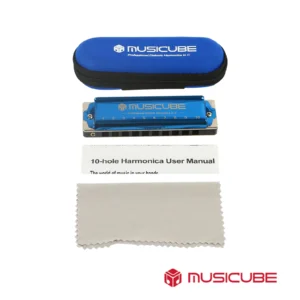 Professional Blues Harmonica – Titanium Alloy, 10 Holes (151014/151015)