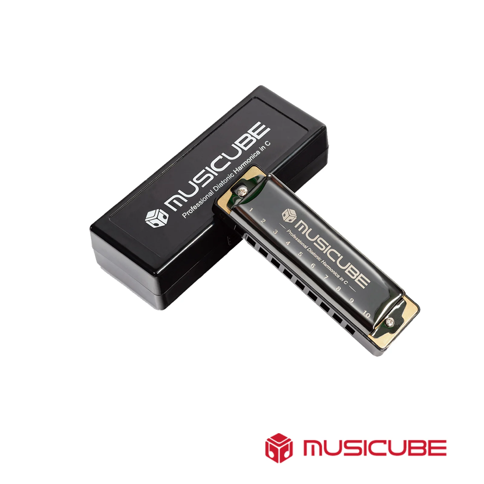 Professional Blues Harmonica – Titanium Alloy, 10 Holes (151014/151015) — gallery image
