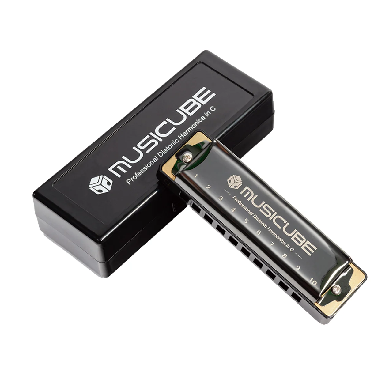 Professional Blues Harmonica – Titanium Alloy, 10 Holes (151014/151015) — gallery image