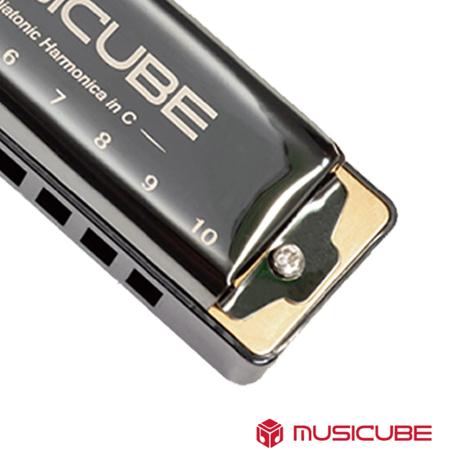 Professional Blues Harmonica – Titanium Alloy, 10 Holes (151014/151015) — gallery image