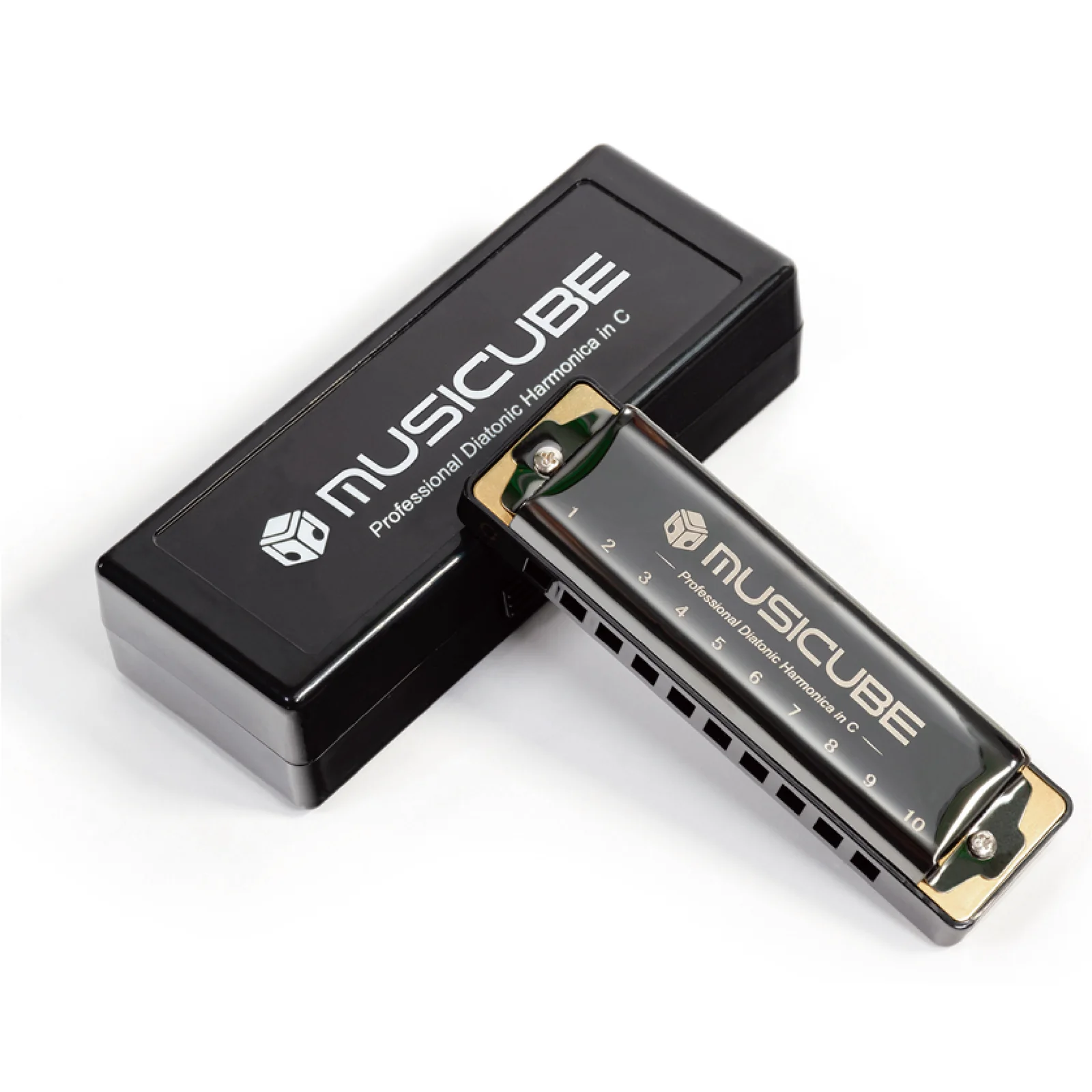 Professional Blues Harmonica – Titanium Alloy, 10 Holes (151014/151015) — gallery image