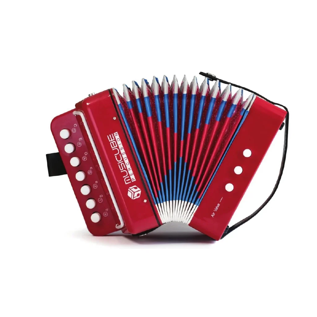 Accordion for Kids – 10 Buttons, 14 Tones & 2 Basses (160101-160104)