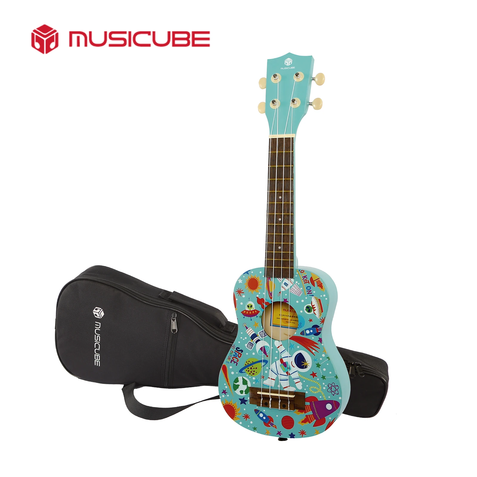 21″ Ukulele – Water Transfer Pattern with Cloth Bag (182126/182127) — gallery image