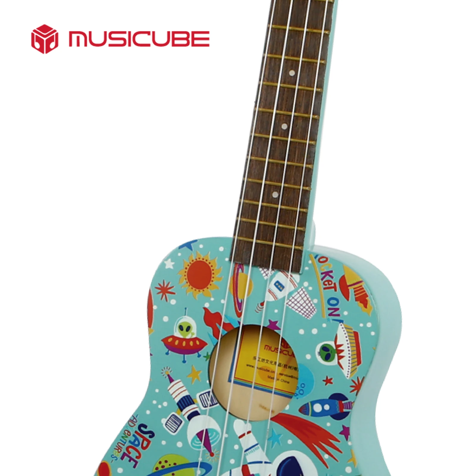 21″ Ukulele – Water Transfer Pattern with Cloth Bag (182126/182127) — gallery image