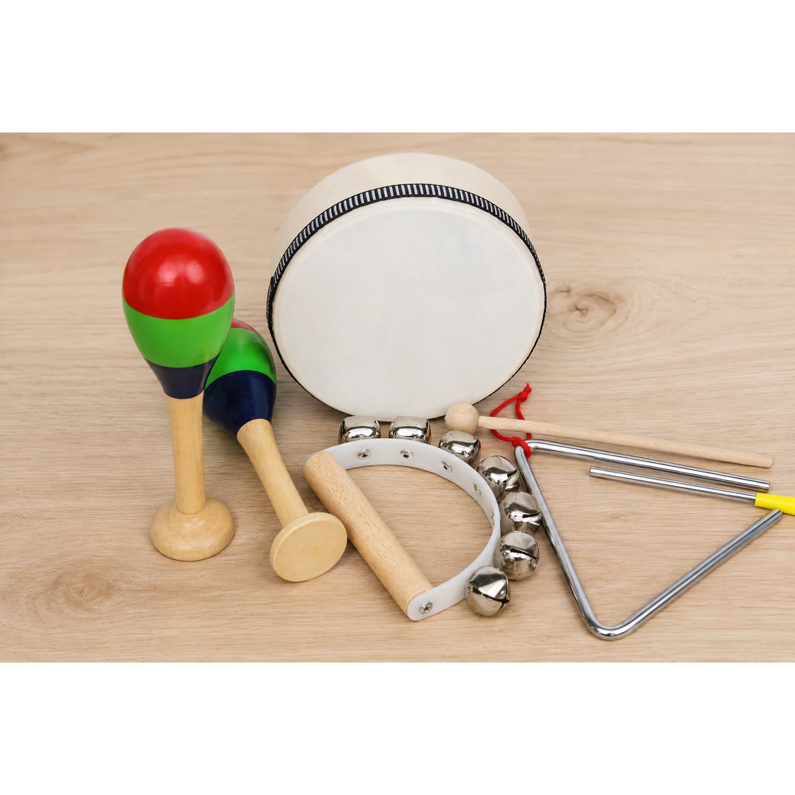 Rhythm Set – Drum & Maracas 6-Piece (200205) — gallery image