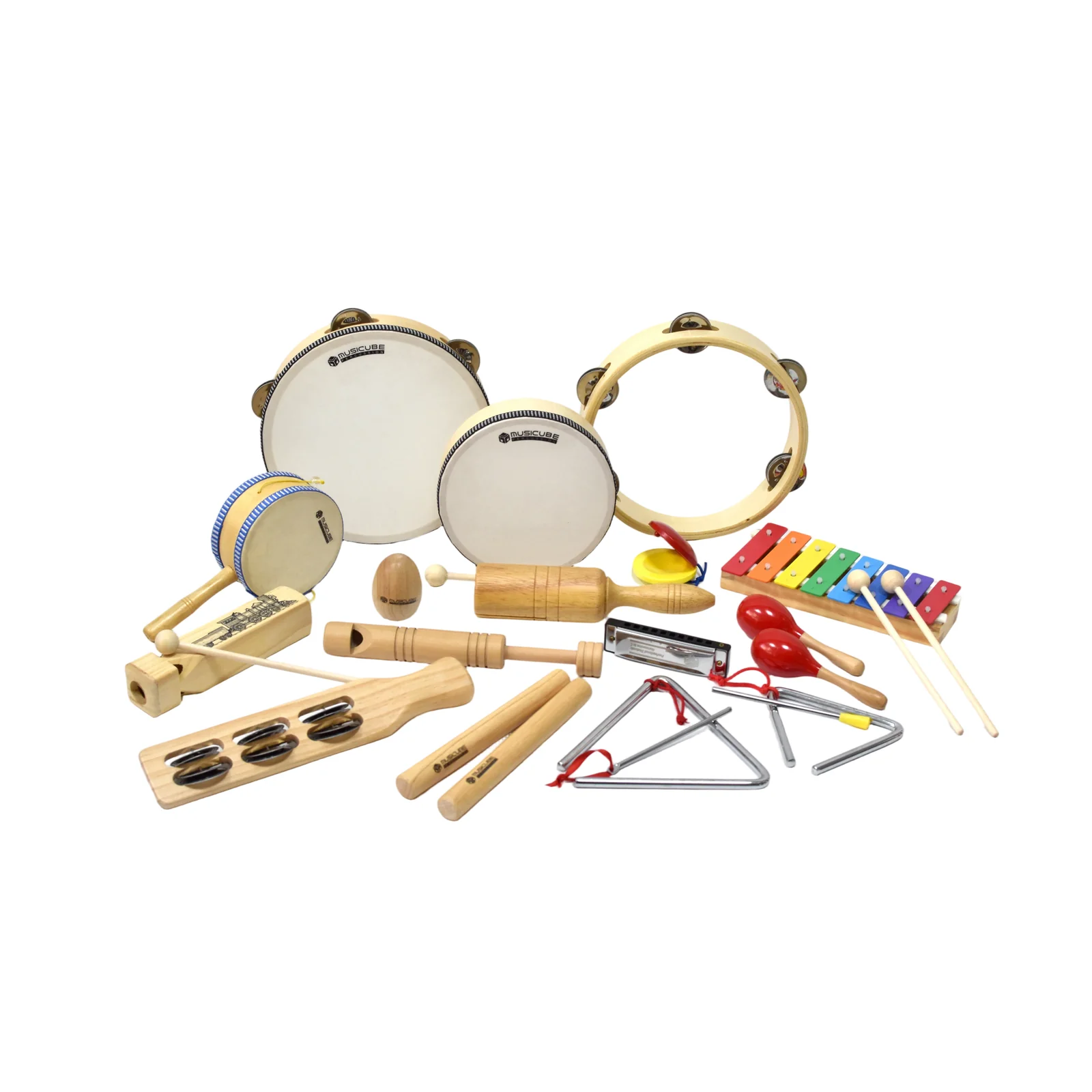 Wall-Hanging Percussion Set with Canvas Organizer (200403) — gallery image