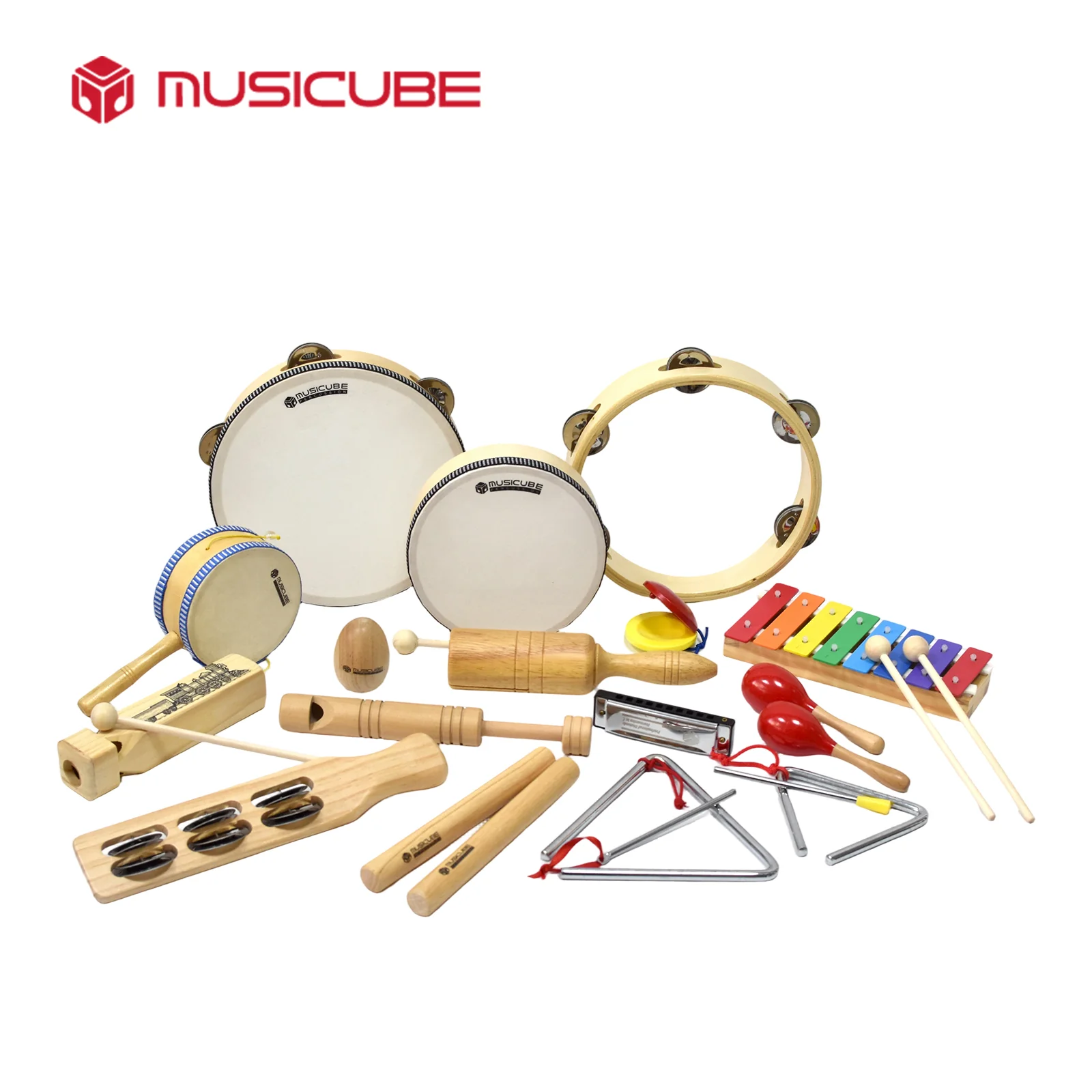 Wall-Hanging Percussion Set with Canvas Organizer (200403) — gallery image