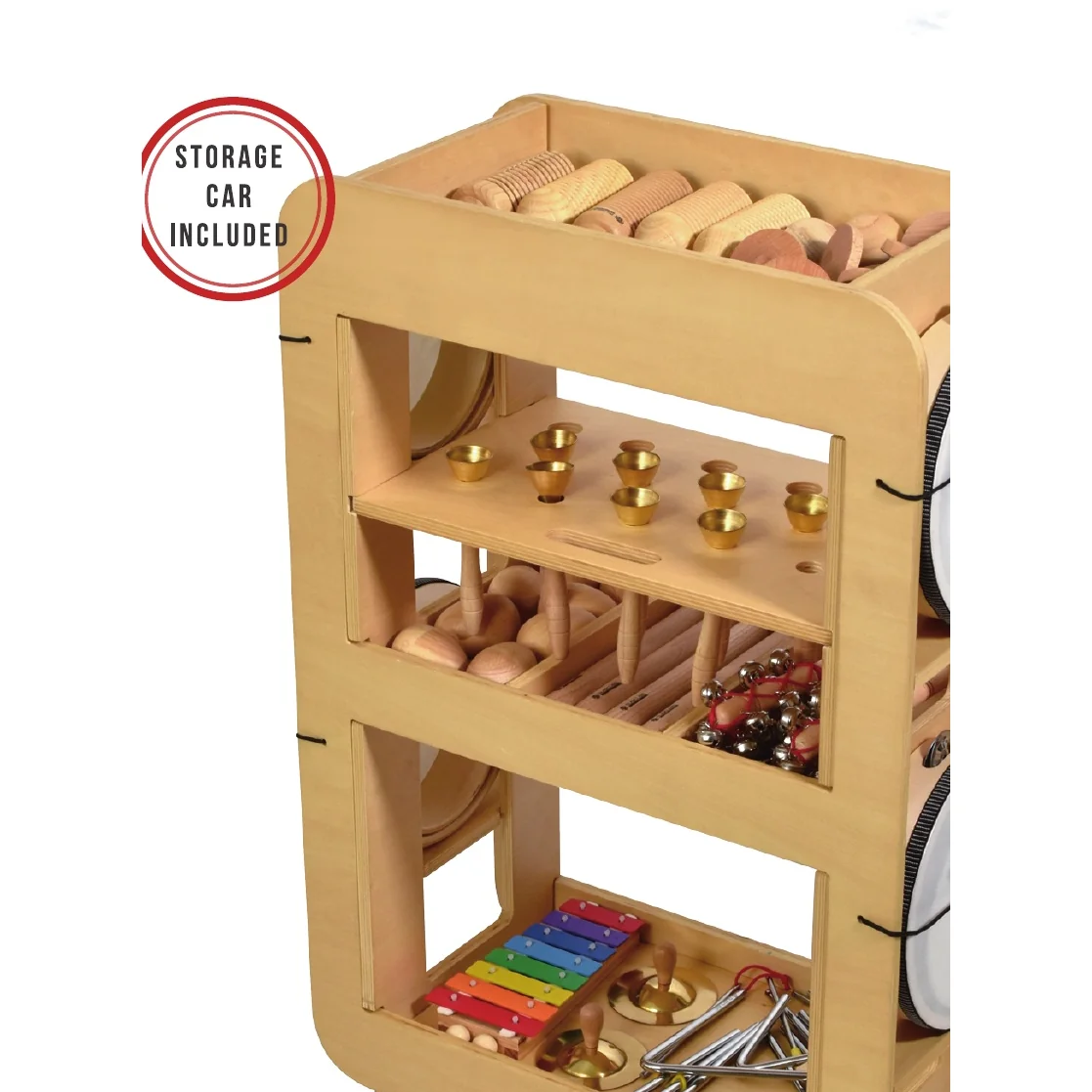 Percussion Set – Storage Cart 39-Piece (204067) — gallery image
