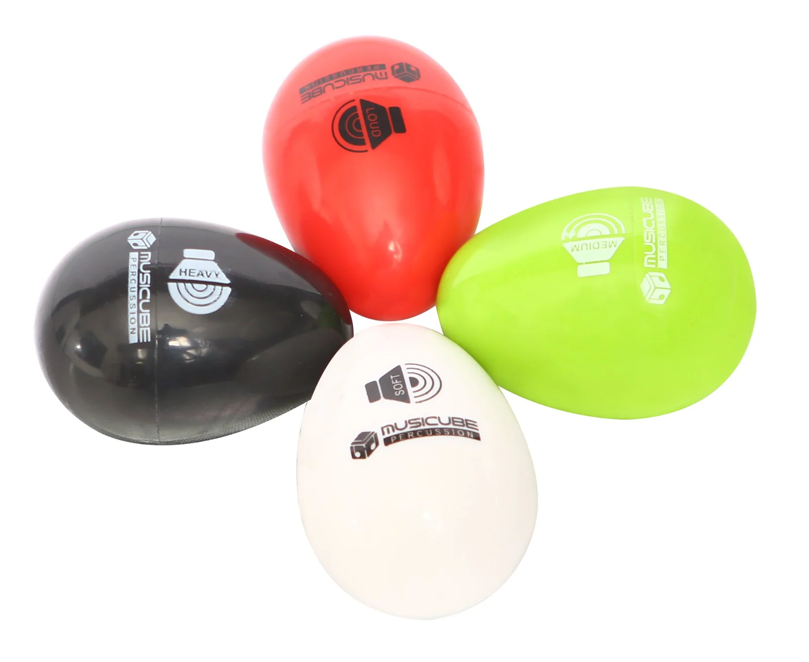 Egg Shaker Set – 4 Sounds (Soft / Medium / Loud / Heavy) — gallery image