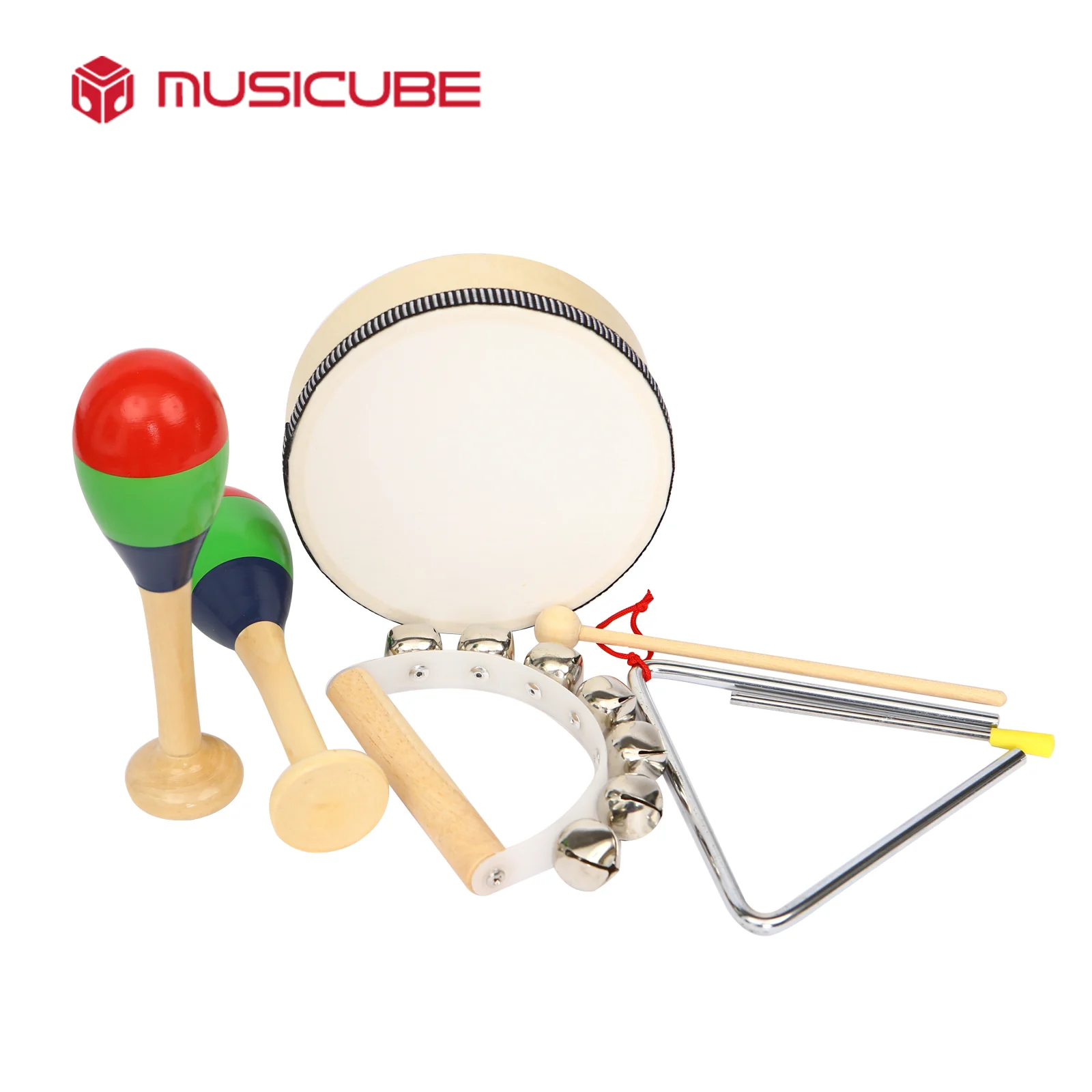 Percussion kit assembled for retail