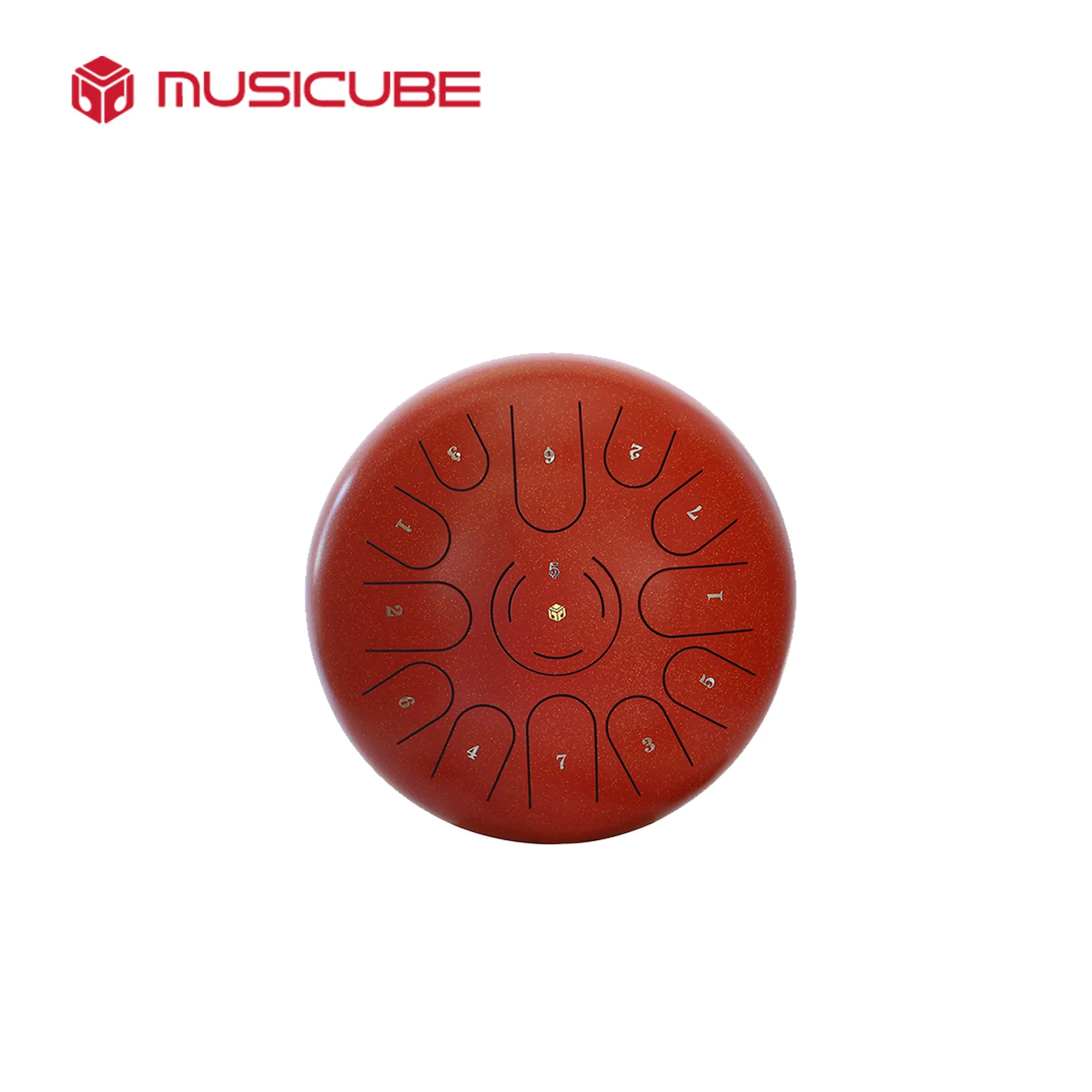 12″ Steel Tongue Drum with 13 Tones – 4 Colors — gallery image