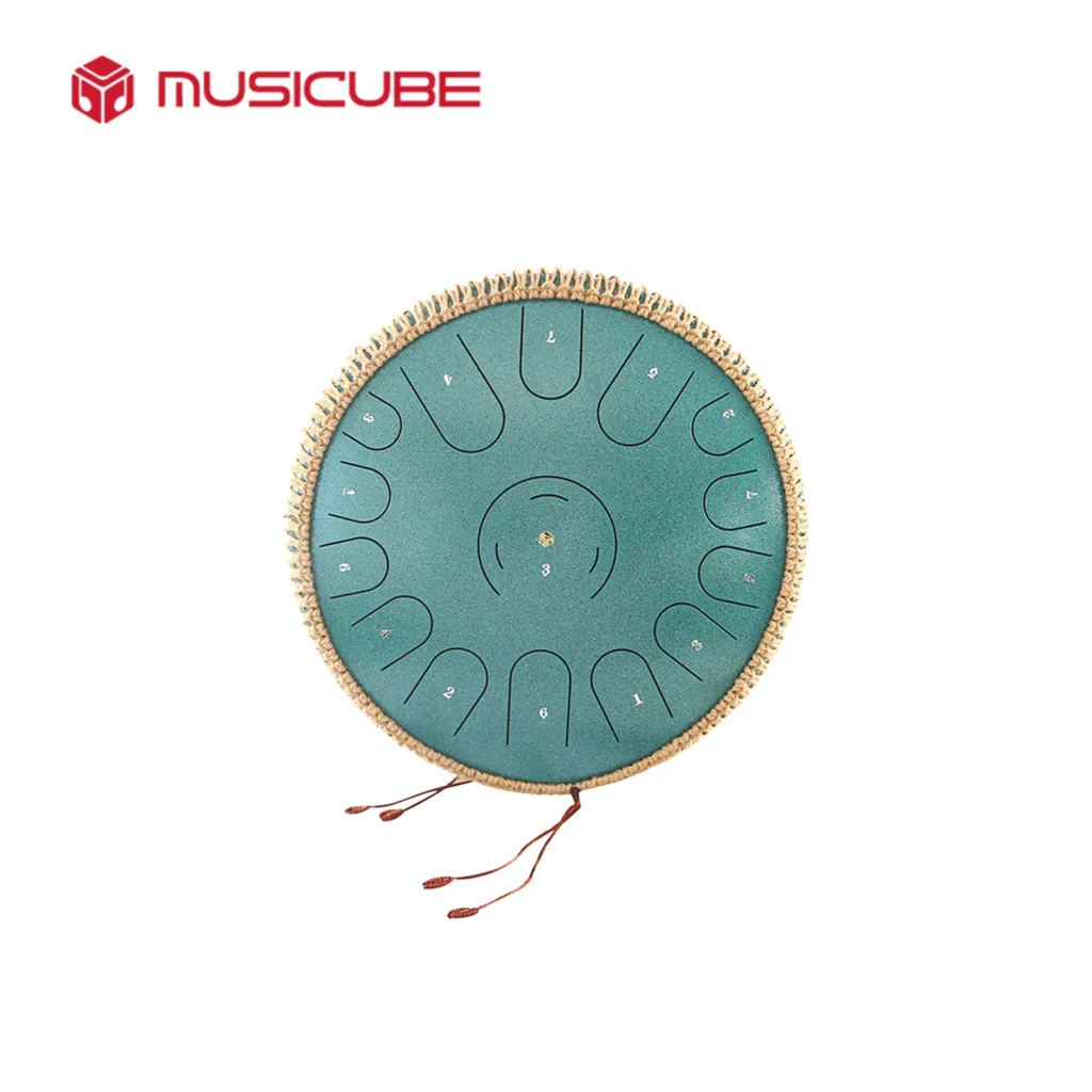 14″ Steel Tongue Drum with 15 Tones – 5 Colors