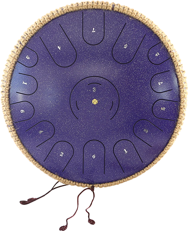 14″ Steel Tongue Drum with 15 Tones – 5 Colors — gallery image