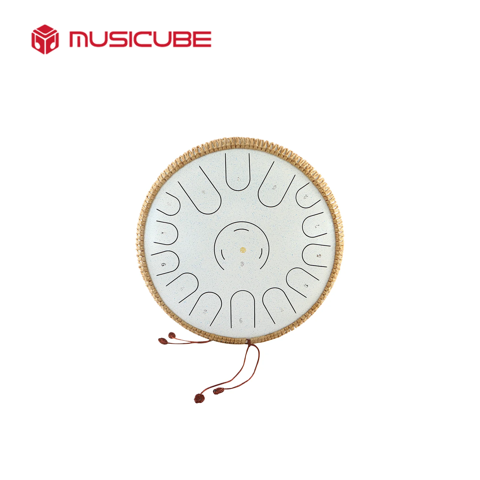 14″ Steel Tongue Drum with 15 Tones – 5 Colors — gallery image