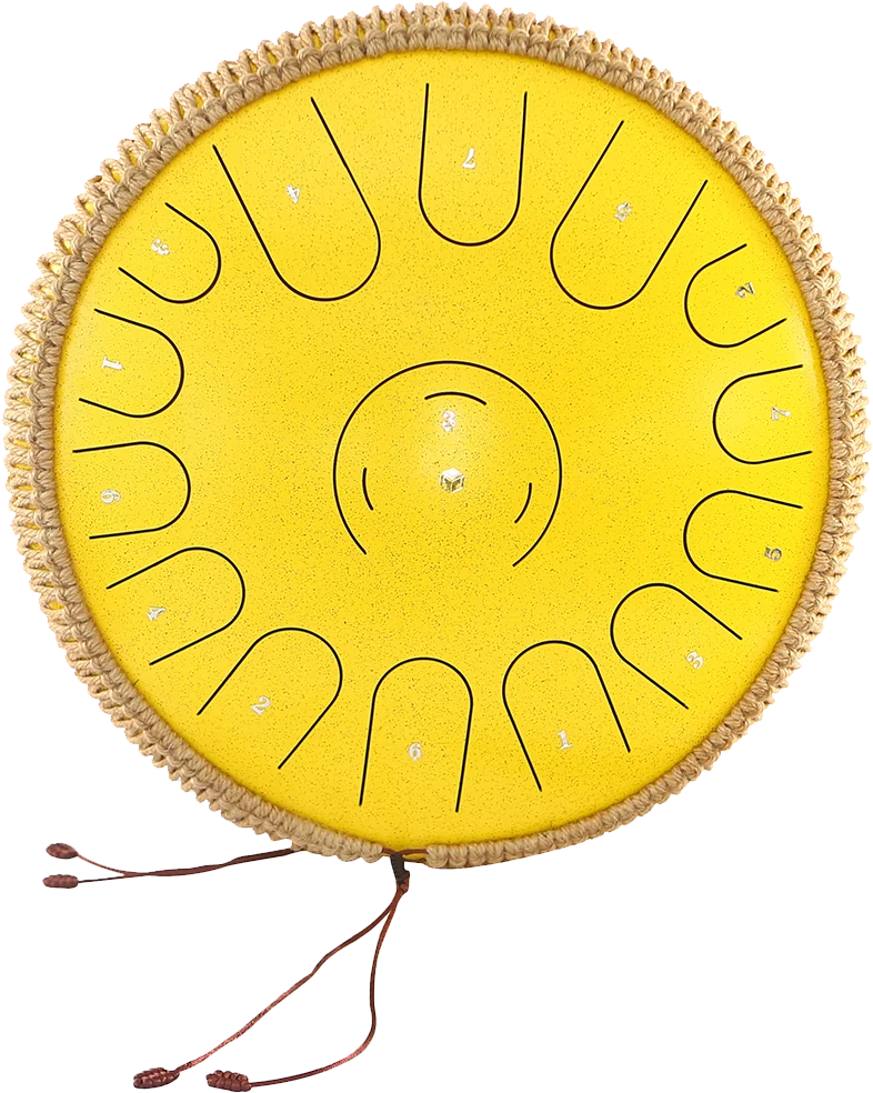 14″ Steel Tongue Drum with 15 Tones – 5 Colors — gallery image