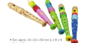 Toy Flute – Chinese Cherry Wood, 6 Sounds